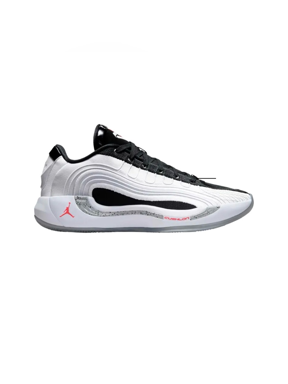 Nike Jordan Luka 4 Youth Boys White and Black Basketball Sneaker 6Y